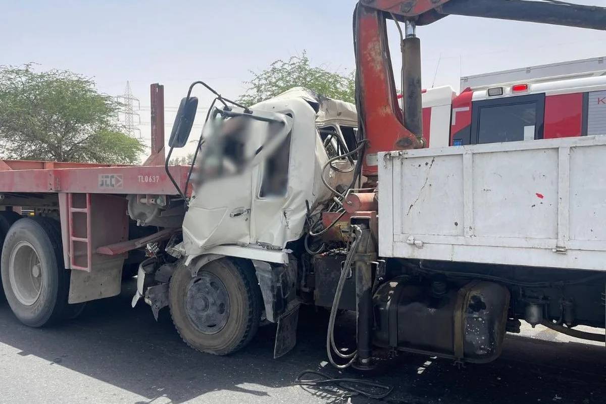 truck accident in kuwait